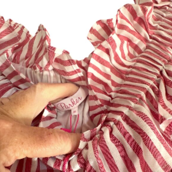 PARKER Cable Off Shoulder Dress - Picture 7 of 9